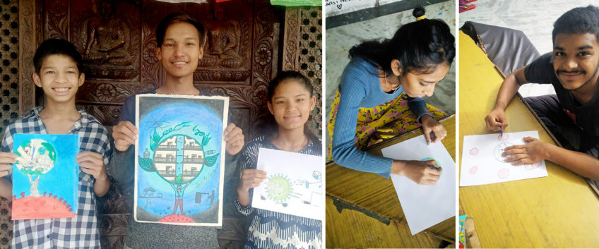 Kids Vinayagar Drawing - Vysyamala Vinayagar Chaturthi Competition 2021